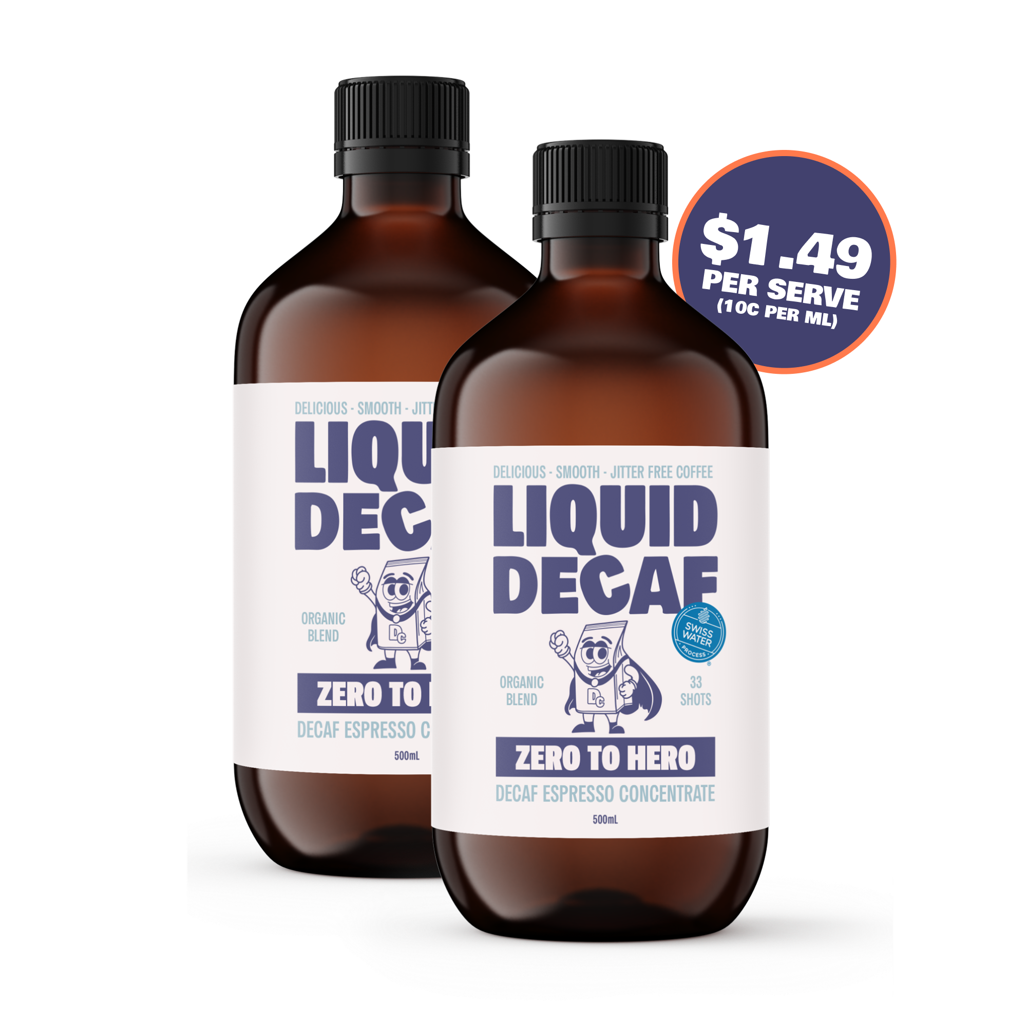Instant Liquid Decaf (Swiss Water Process)