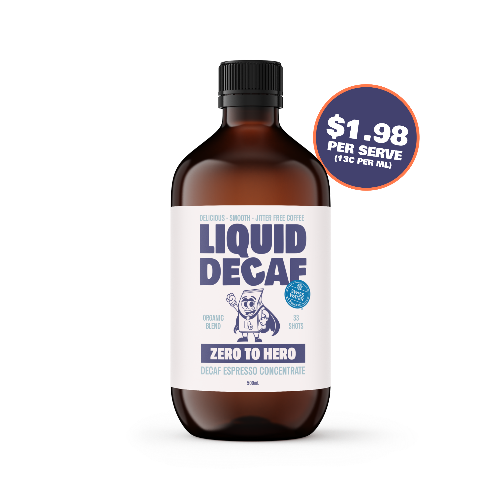 Instant Liquid Decaf (Swiss Water Process)