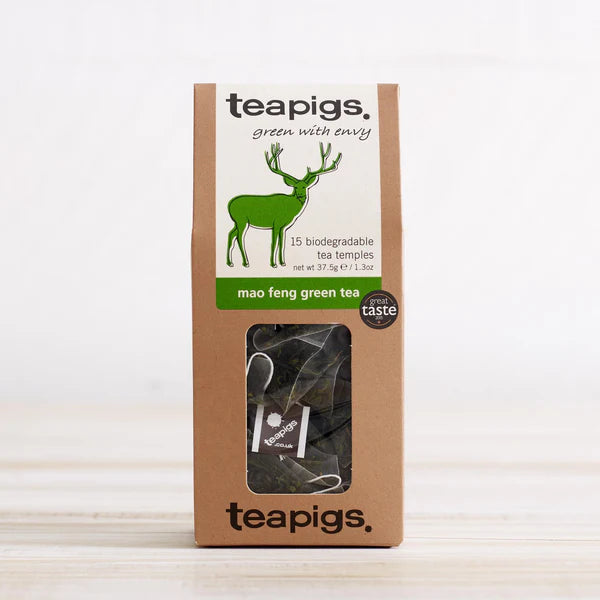 teapigs - mao feng green tea - 40 biodegradable bags