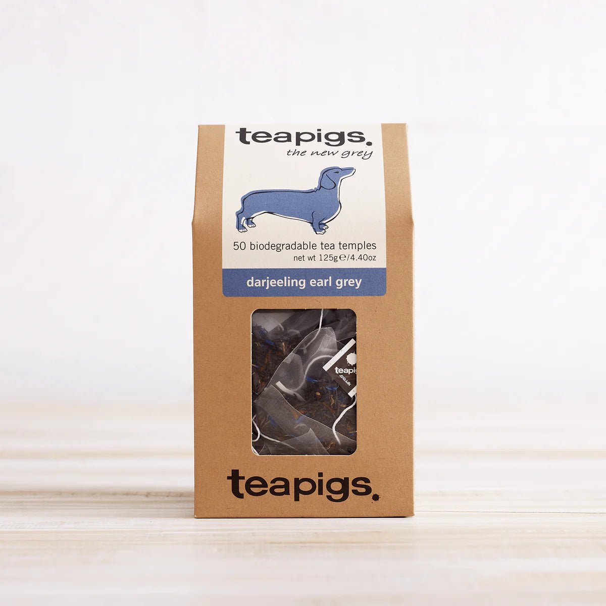 teapigs - darjeeling earl grey - 50 biodegradable bags