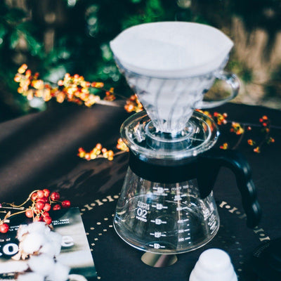 Hario V60 Pour Over Coffee Bundle + 250g Decaf